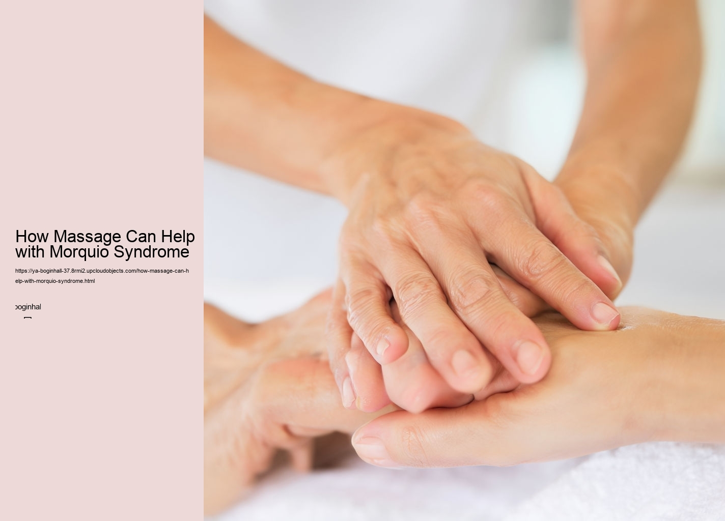 How Massage Can Help with Morquio Syndrome