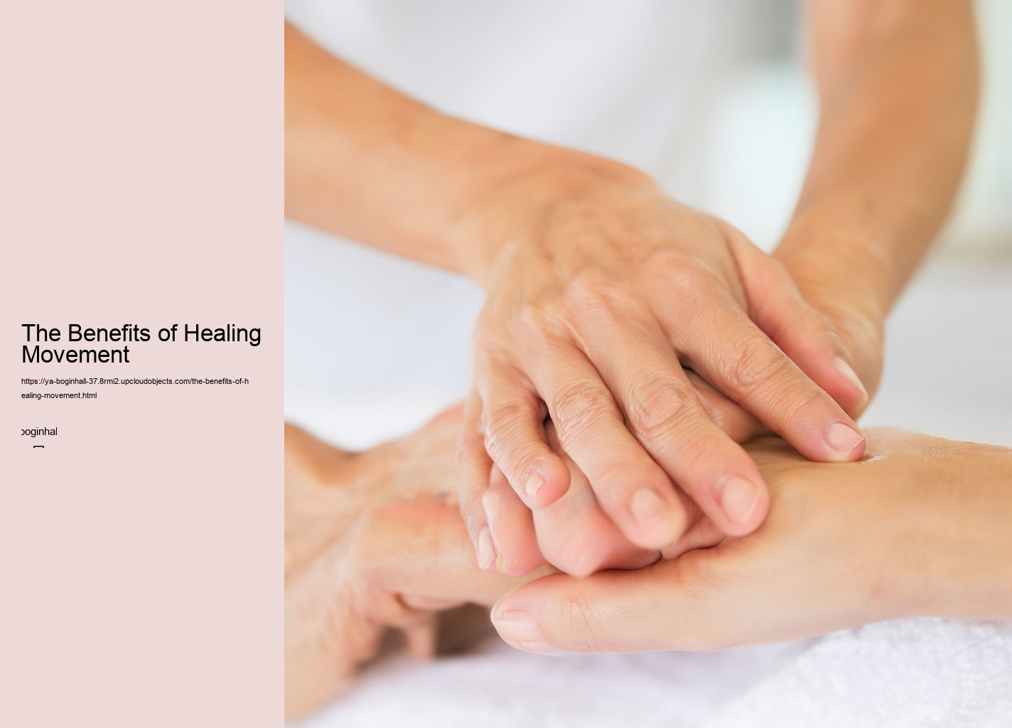 The Benefits of Healing Movement